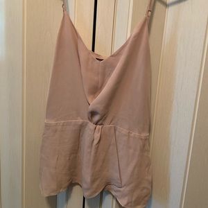 Nude Tank with Twist Detail